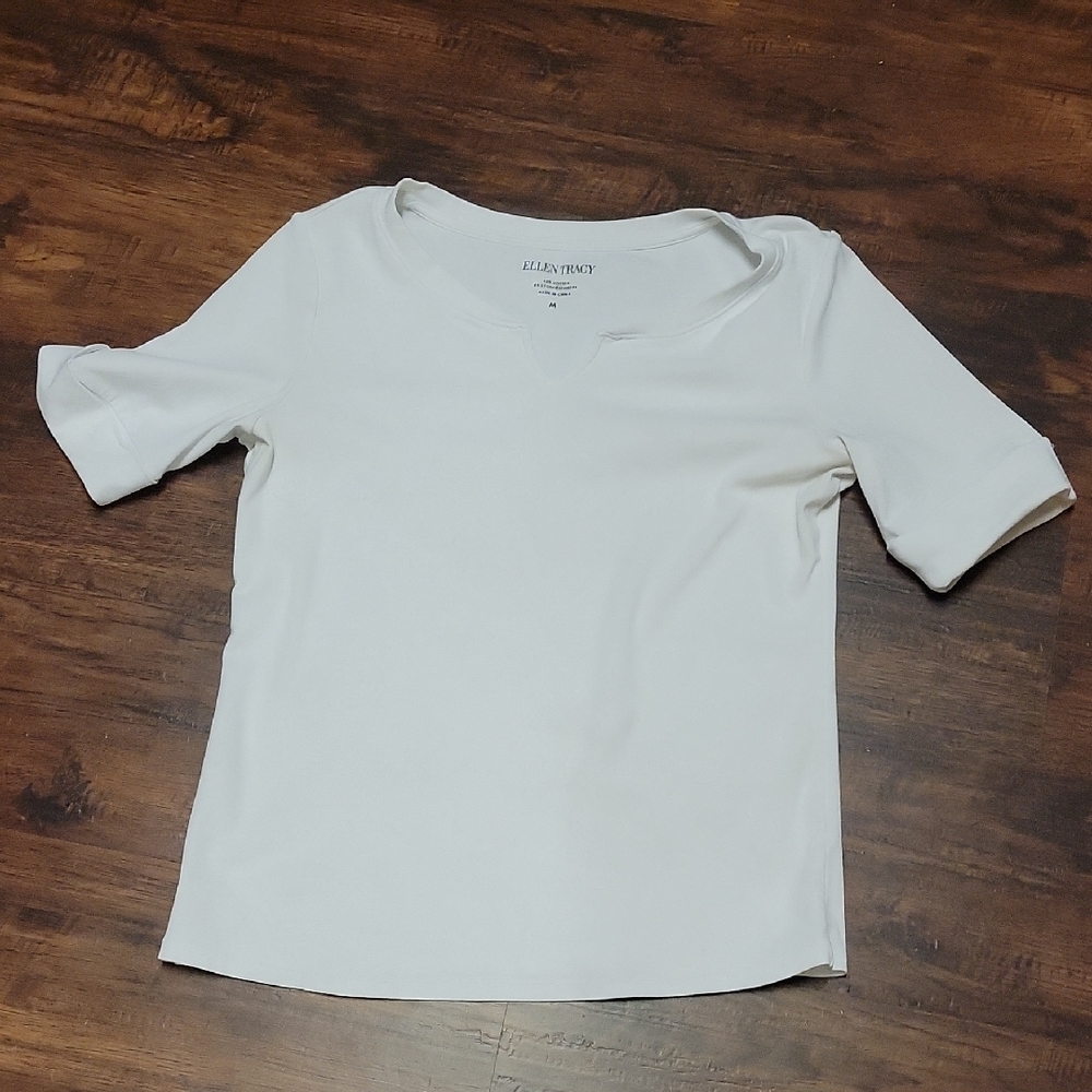 Lilla P Classic Cream Short Sleeve Tee